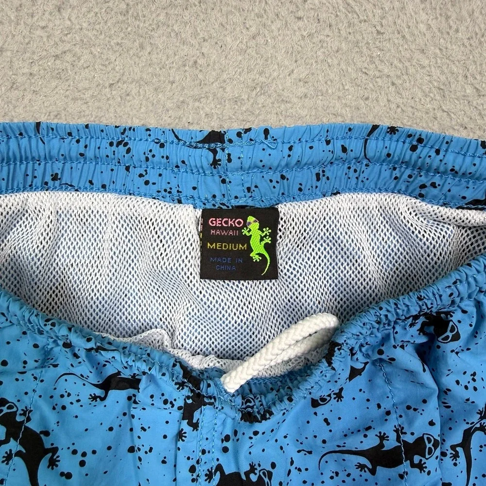 Vintage 90s Gecko‎ Hawaii Swim Trunks